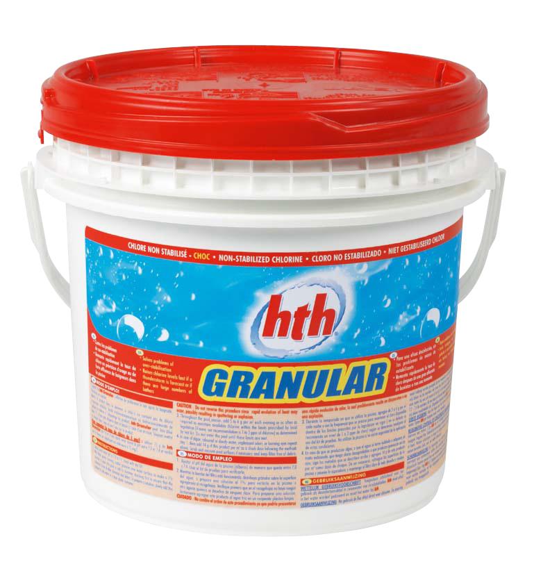 Быстрорастворимый хлор в гранулах без стабилизатора hth GRANULAR (5кг .
